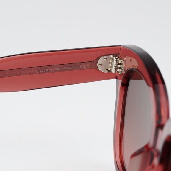 NEW Celine CL4002UN 74T Rose Pink Gradient Bordeaux Geometric Women Sunglasses - Picture 9 of 10